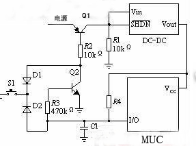 轻触开关工作道理图